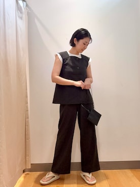 「アイテム（セットアップ）」を使った、bayaさん（レディース・160cm）の夏コーディネート