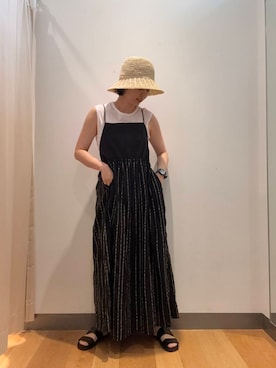 「スパンコール」｜bayaさん（レディース・160cm）の夏コーディネート