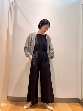 「URBAN RESEARCH（アーバンリサーチ）のアイテム（オールインワン・サロペット）」を使った、bayaさん（レディース・160cm）の夏コーディネート