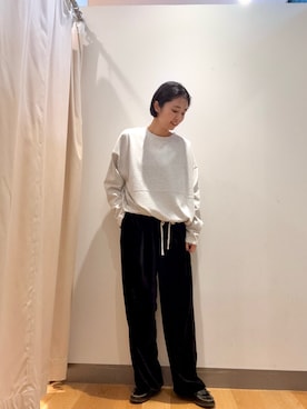 「HARUTA（ハルタ）の『別注』HARUTA×DOORS　キルトローファー（ローファー）」を使った、bayaさん（レディース・160cm）の秋コーディネート