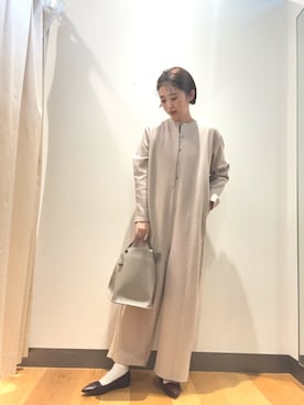 「アイテム（つなぎ/オールインワン）」を使った、bayaさん（レディース・160cm・40代）の秋コーディネート