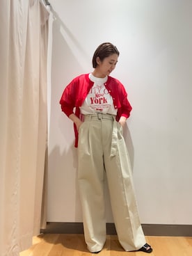 「GOOD ROCK SPEED（グッドロックスピード）のアイテム」を使った、ばやさん（レディース・160cm）の春コーディネート