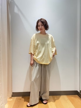 「LAATO（ラート）のアイテム」を使った、ばやさん（レディース・160cm）の夏コーディネート