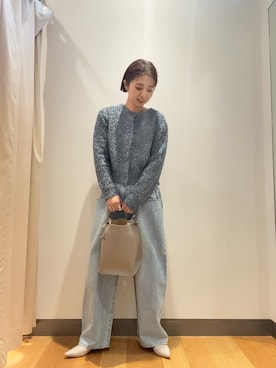 「ガーリーコーデ」｜bayaさん（レディース・160cm）の冬コーディネート