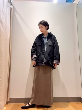 「アイテム（その他アウター）」を使った、bayaさん（レディース・160cm）の秋コーディネート