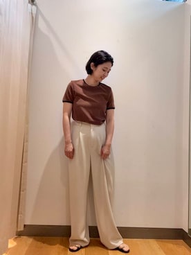 「パイル」｜bayaさん（レディース・160cm）の夏コーディネート