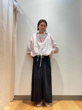 「GOOD ROCK SPEED（グッドロックスピード）のアイテム」を使った、ばやさん（レディース・160cm）の春コーディネート