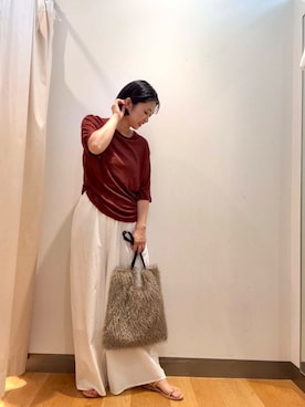 「NICOLAS LAINAS（ニコラスライナス）のアイテム」を使った、bayaさん（レディース・160cm）の夏コーディネート