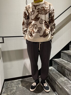 「B2nd」｜「アイテム（スウェットパンツ）」を使った、neotinさん（メンズ・182cm）の秋コーディネート