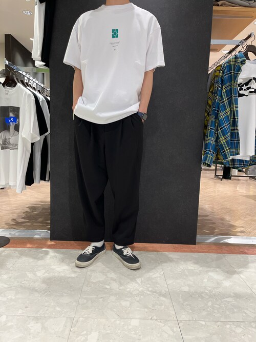 Point Chary WIDE 1TUCK TROUSERS