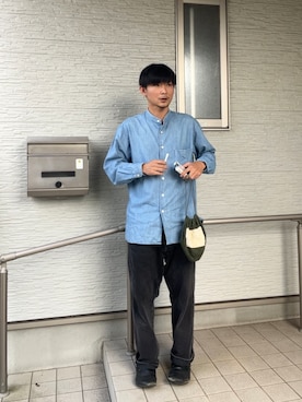 「JOURNAL STANDARD relume（ジャーナルスタンダード　レリューム）のアイテム（パンツ）」を使った、都会のアーミーさん（メンズ・174cm）の秋コーディネート