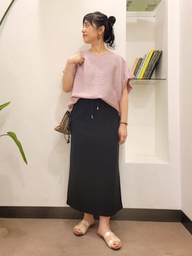 浪口　絵美さん（レディース・164cm）の夏コーディネート