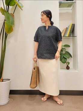 浪口　絵美さん（レディース・164cm）の夏コーディネート