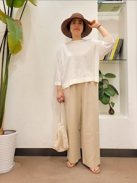 浪口 絵美さん(レディース・164cm)の夏コーディネート