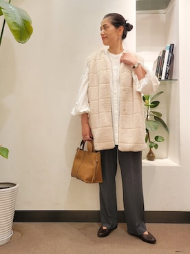 浪口　絵美さん（レディース・164cm）の秋コーディネート