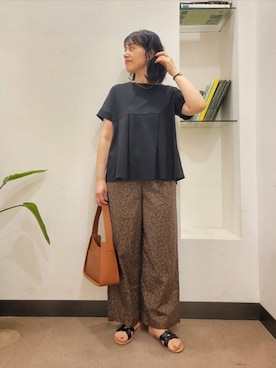 「URBAN RESEARCH DOORS（アーバンリサーチドアーズ）のアイテム」を使った、浪口　絵美さん（レディース・164cm）の夏コーディネート