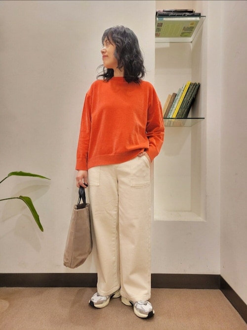 セール】『スタッフ企画』モールヤーンボートネックニット（ニット