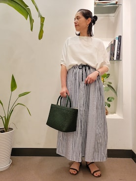 浪口　絵美さん（レディース・164cm）の夏コーディネート