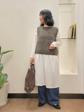 「URBAN RESEARCH DOORS」｜浪口　絵美さん（レディース・164cm）の秋コーディネート