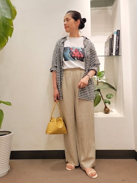 浪口 絵美さん(レディース・164cm)の夏コーディネート