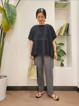 浪口　絵美さん（レディース・164cm）の夏コーディネート