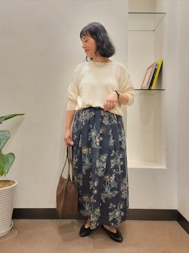 「かぐれ」｜浪口　絵美さん（レディース・164cm）の秋コーディネート
