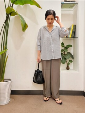 浪口　絵美さん（レディース・164cm）の夏コーディネート