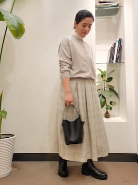 浪口　絵美さん（レディース・164cm）の秋コーディネート