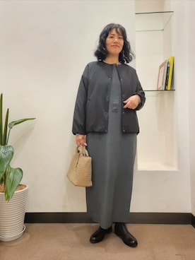 「URBAN RESEARCH DOORS(アーバンリサーチドアーズ)のアイテム(ワンピース/ドレス)」を使った、浪口 絵美さん(レディース・164cm)の秋コーディネート