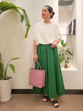 浪口 絵美さん(レディース・164cm)の夏コーディネート