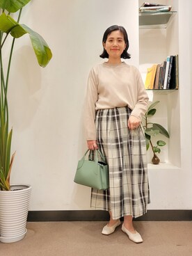 浪口 絵美さん(レディース・164cm)の冬コーディネート