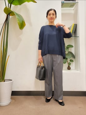 「URBAN RESEARCH DOORS」｜浪口　絵美さん（レディース・164cm）の秋コーディネート