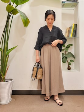 浪口 絵美さん(レディース・164cm)の夏コーディネート