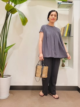 浪口　絵美さん（レディース・164cm）の夏コーディネート