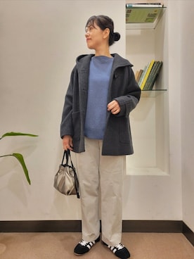 「adidas（アディダス）のadidas　TOKYO W（スニーカー）」を使った、浪口　絵美さん（レディース・164cm）の秋コーディネート