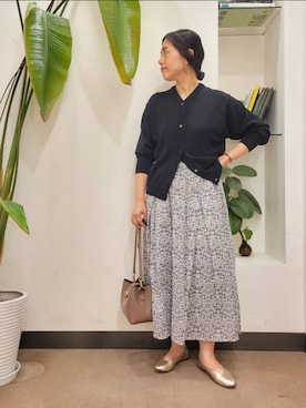 「MARCO BIANCHINI（マルコビアンチーニ）のアイテム」を使った、emiinamiiさん（レディース・164cm）の秋コーディネート