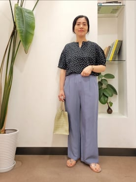 浪口　絵美さん（レディース・164cm）の夏コーディネート