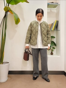 「URBAN RESEARCH DOORS」｜浪口　絵美さん（レディース・164cm）の秋コーディネート