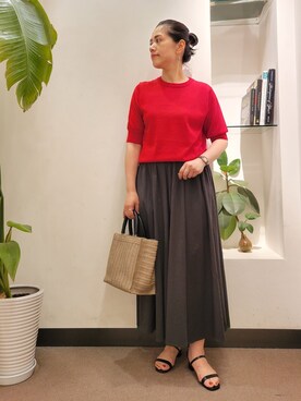 浪口 絵美さん(レディース・164cm)の夏コーディネート