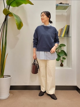 「URBAN RESEARCH DOORS」｜浪口　絵美さん（レディース・164cm）の秋コーディネート