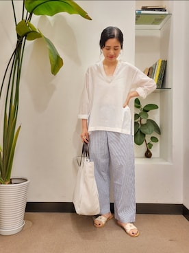 浪口　絵美さん（レディース・164cm）の夏コーディネート