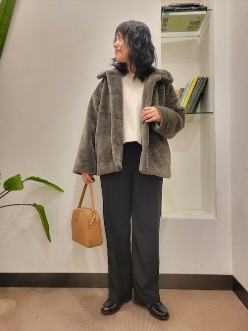 セール】【再入荷】コクーンシルエットボアコート（その他アウター