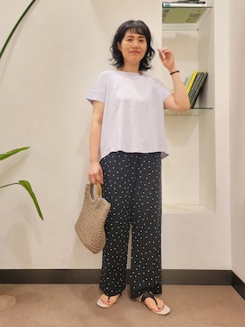 「URTECH」｜emiinamiiさん（レディース・164cm）の夏コーディネート