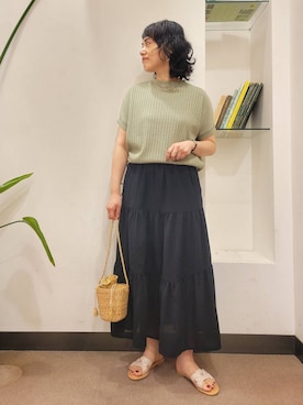 浪口 絵美さん(レディース・164cm)の夏コーディネート