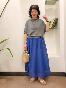 浪口　絵美さん（レディース・164cm）の夏コーディネート