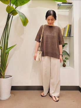 浪口　絵美さん（レディース・164cm）の夏コーディネート