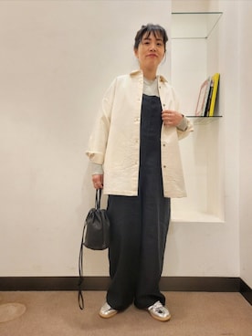 「かぐれ（カグレ）のアイテム」を使った、浪口　絵美さん（レディース・164cm）の春コーディネート