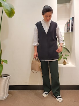 浪口　絵美さん（レディース・164cm）の秋コーディネート