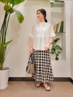 浪口　絵美さん（レディース・164cm）の夏コーディネート