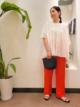 浪口　絵美さん（レディース・164cm）の夏コーディネート